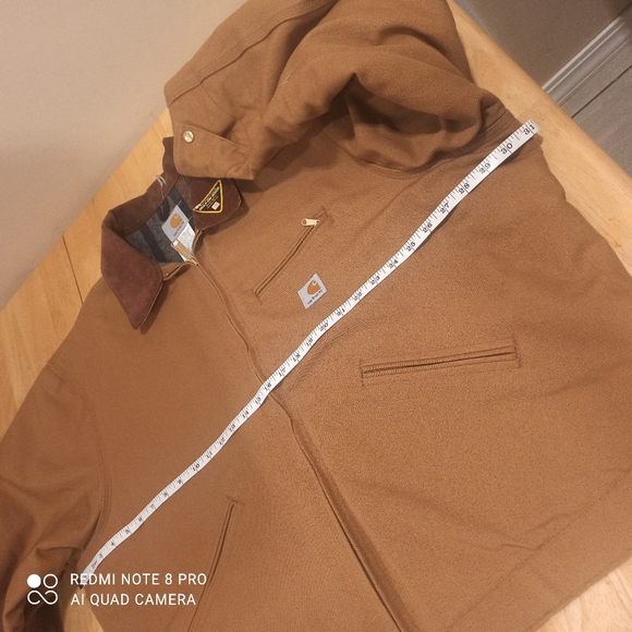 Carhartt men's, full zip up cargo work jacket. size XXL - Picture 15 of 16